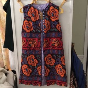 Vintage 60s psychedelic mod tunic